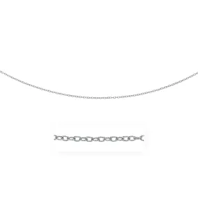 2.5mm 14k White Gold Pendant Chain with Textured Links-rx46369-16