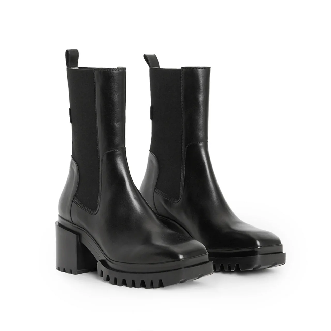 ALLSAINTS Skarlet Heeled Boots - Black