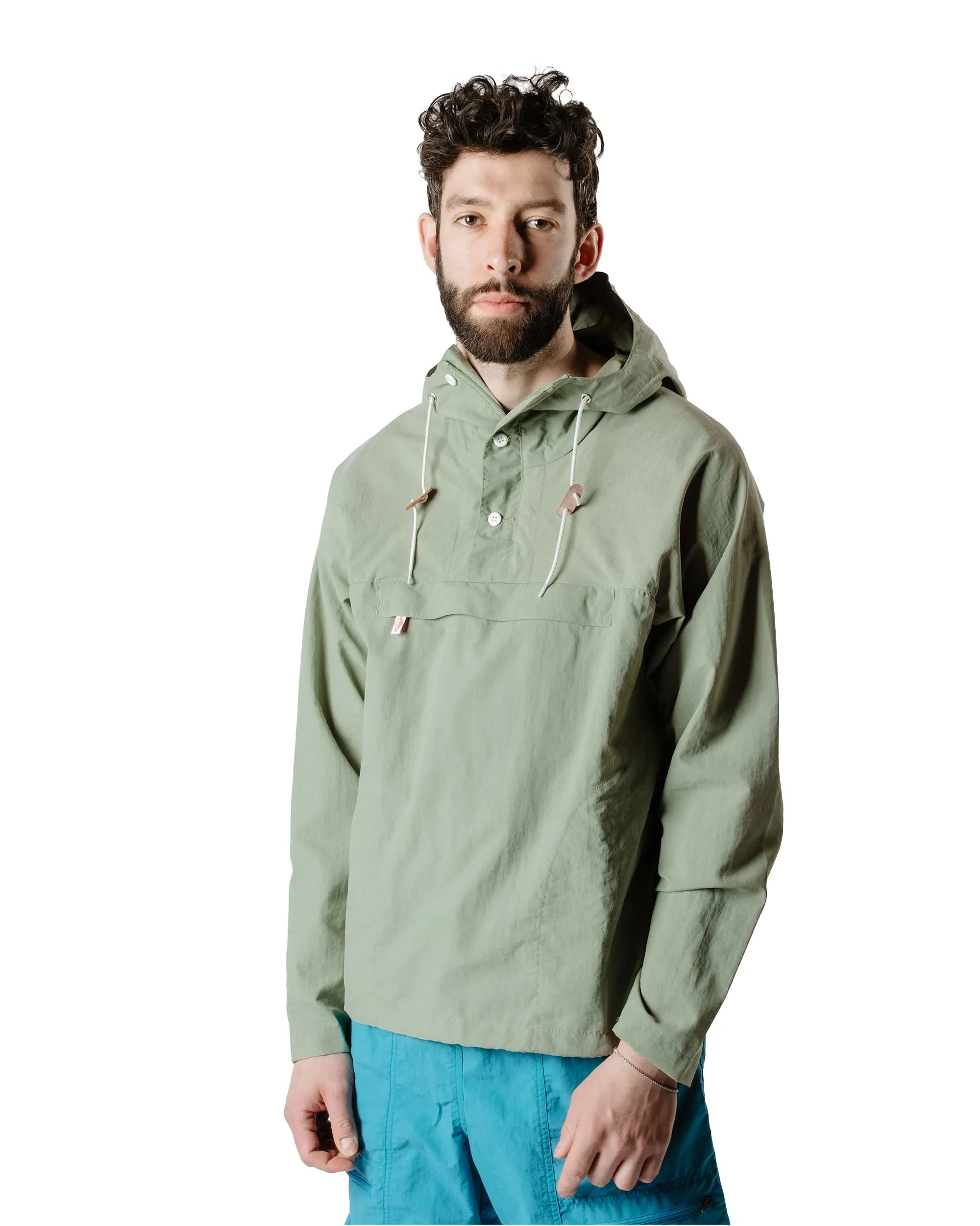 Battenwear Packable Anorak Sage