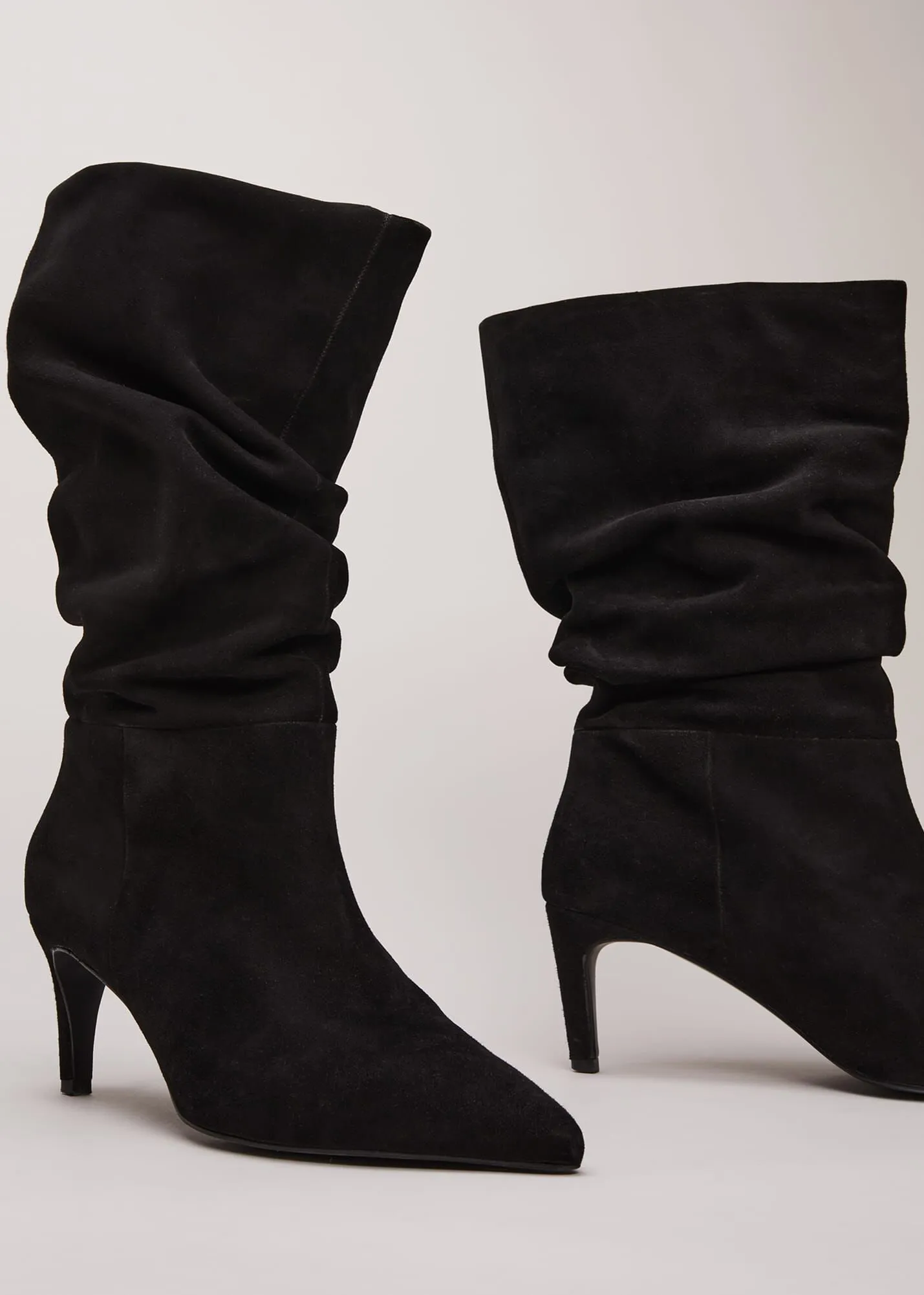 Black Suede Boots