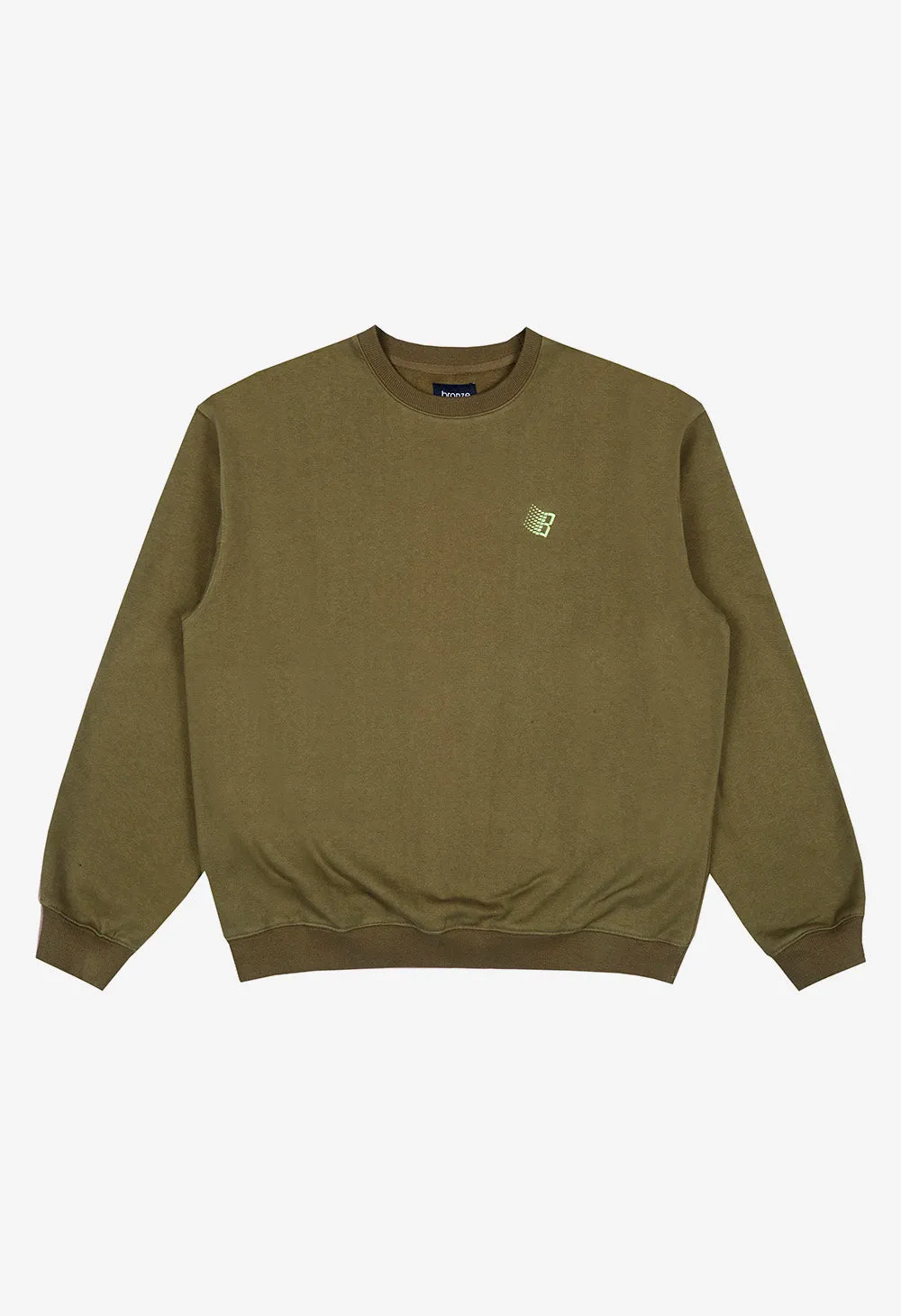 BRONZE 56K B LOGO EMBROIDERED CREWNECK