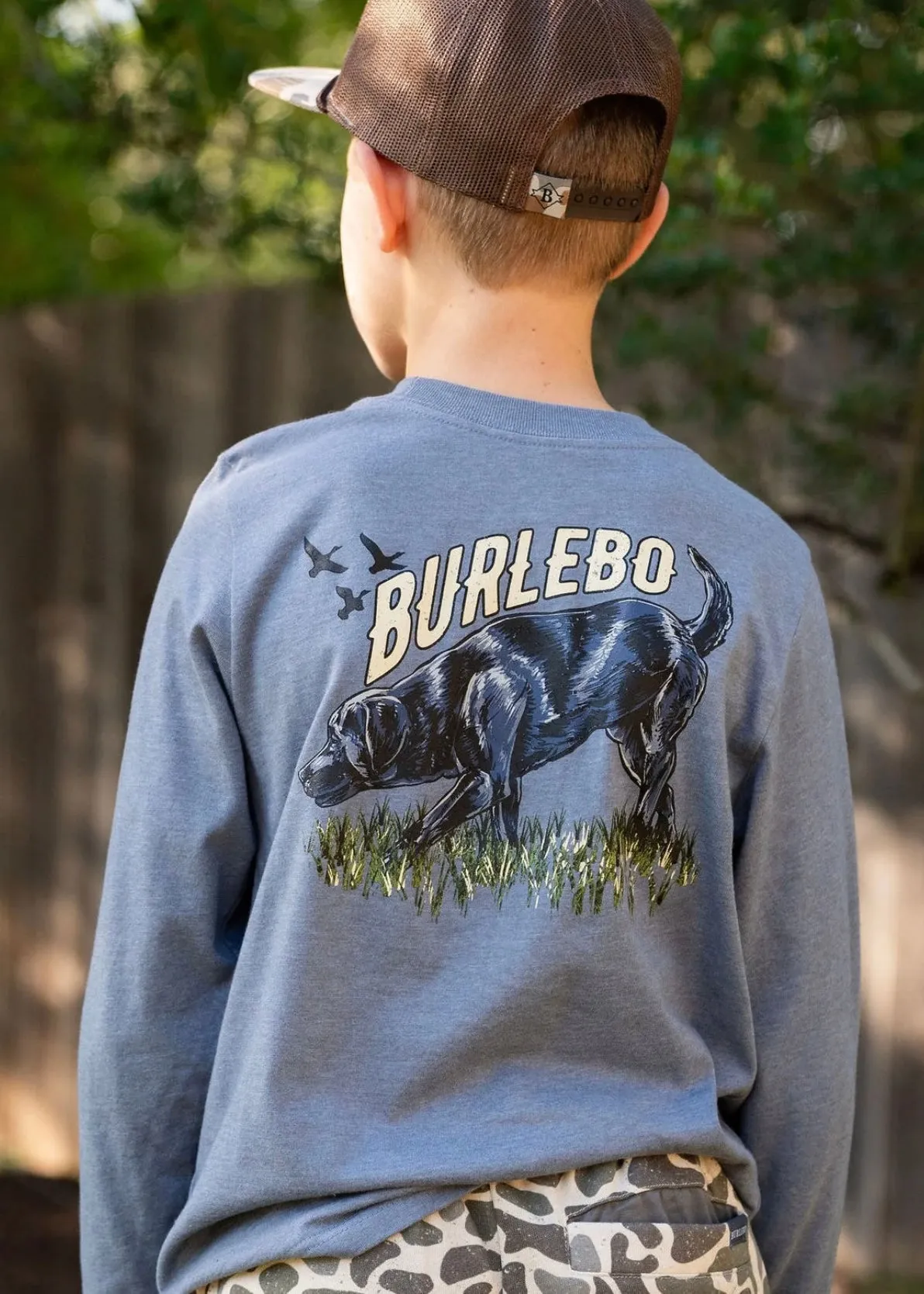 Burlebo Youth Black Lab Dog Tee