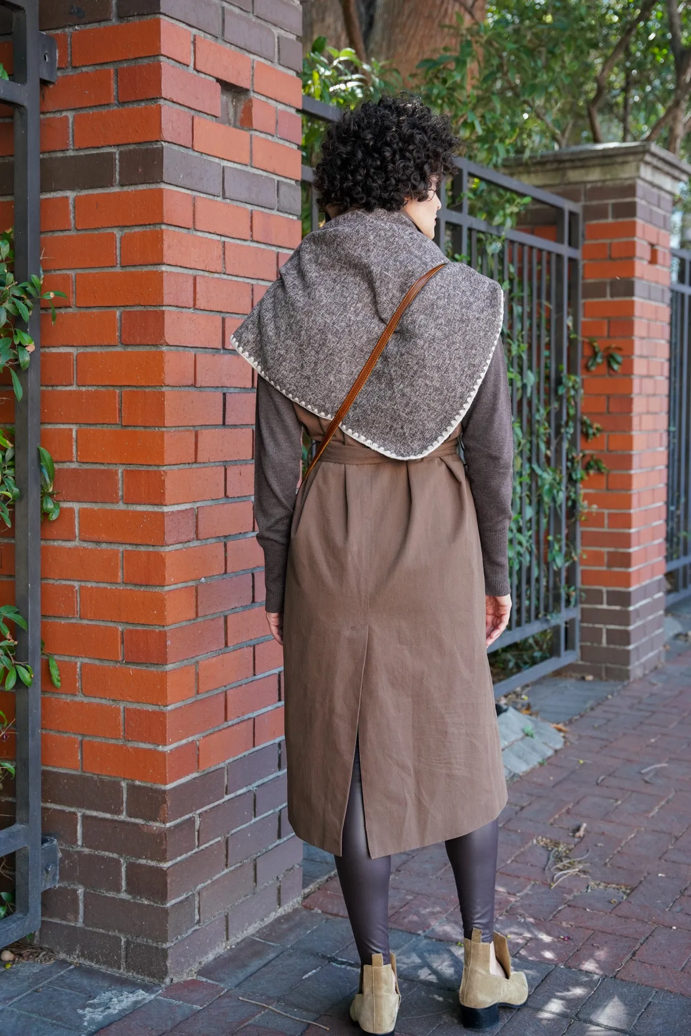 Choc Sleeveless Coat