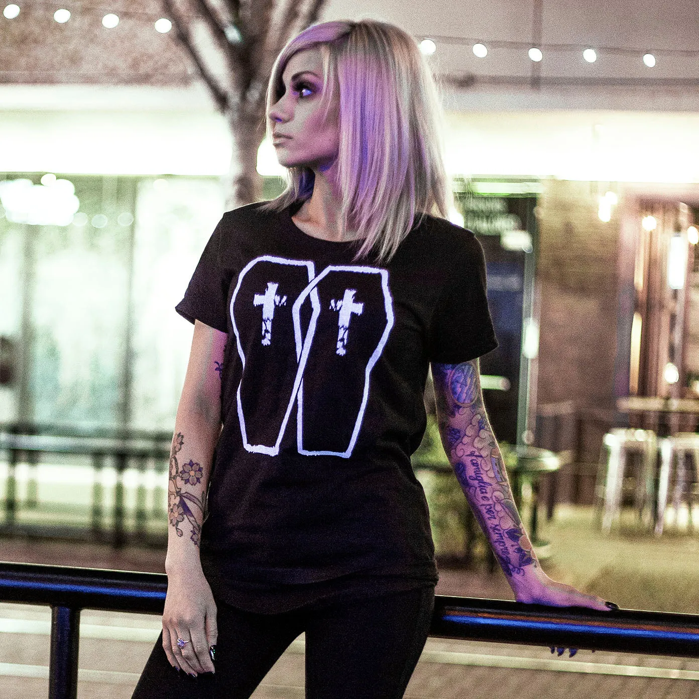 Coffins Are Forever Tee - Women's