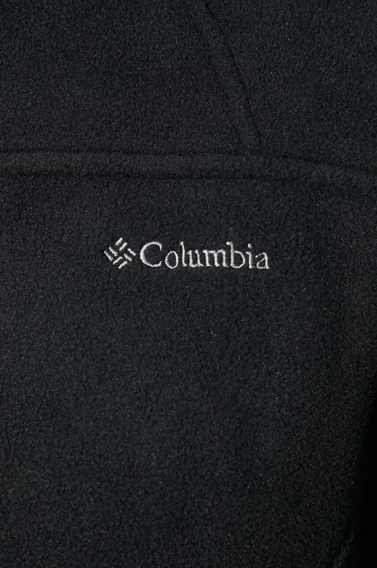 Columbia sports sweatshirt Fast Trek II women's black color