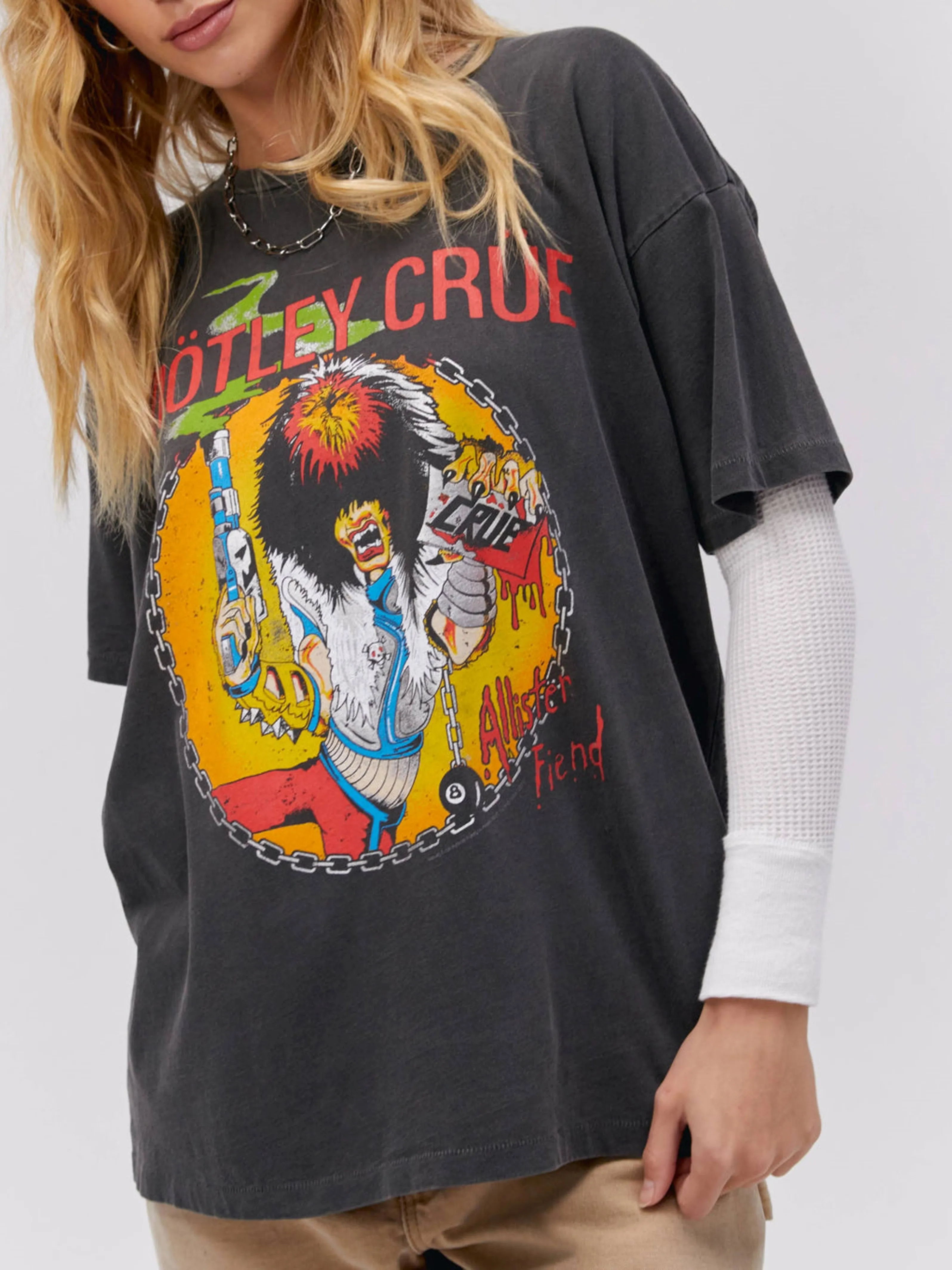 DAYDREAMER Motley Crue Allister Fiend Merch Tee