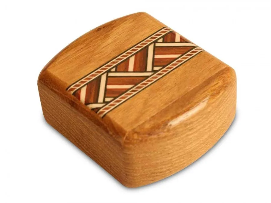 Diagonal Pattern Inlay Mystery Box