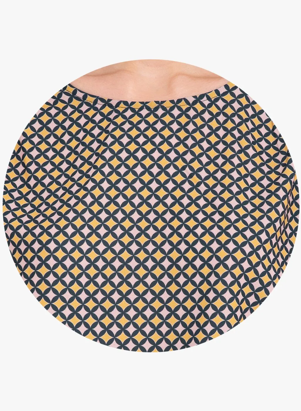 Ditsy Print Boxy Top