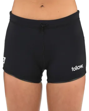 Follow Ladies Basics Wetty Shorts - Black - 2024