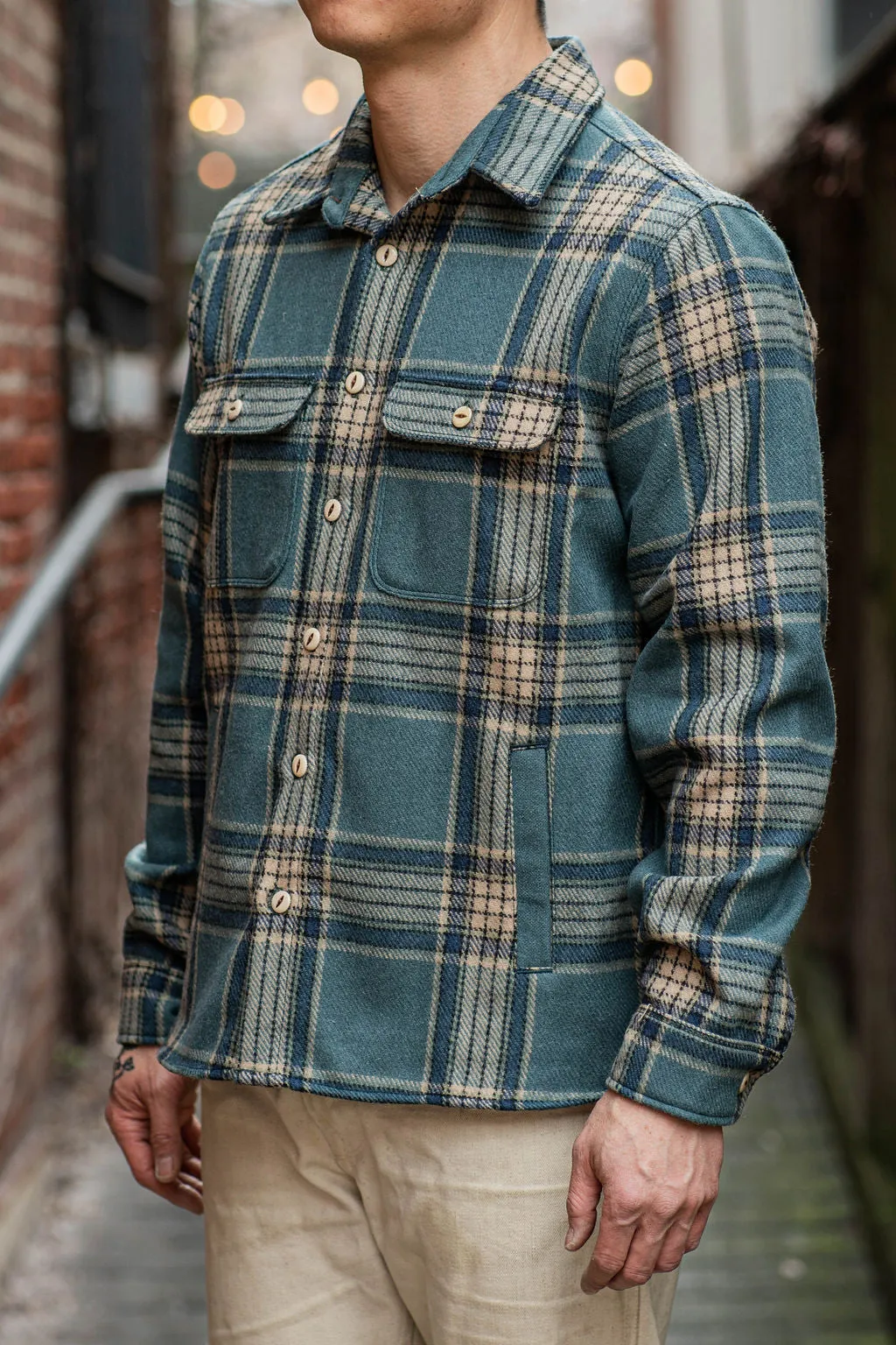 Freenote Cloth Alta - Blue Lagoon Plaid