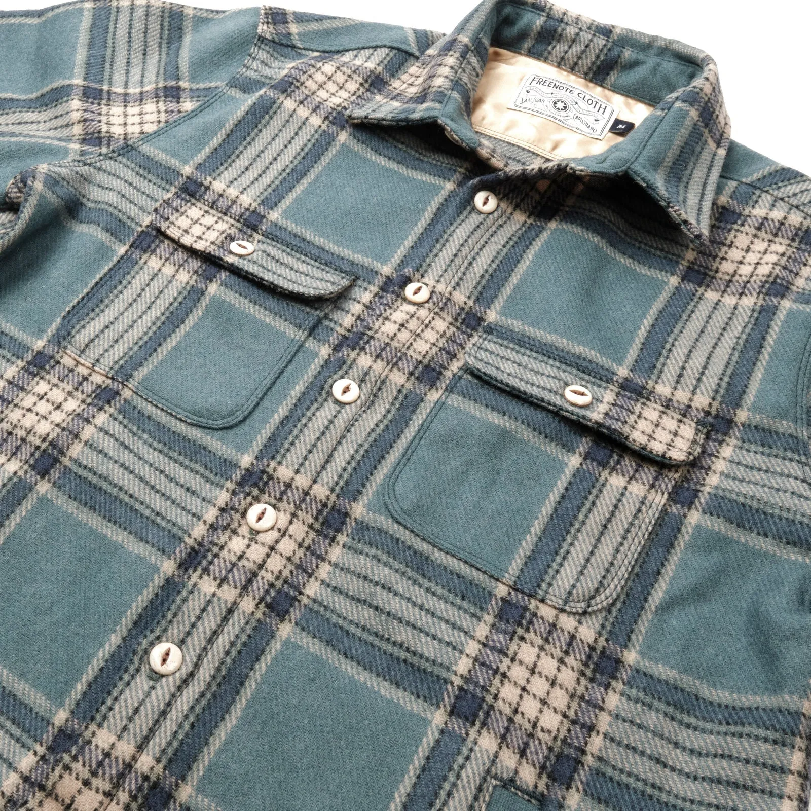 Freenote Cloth Alta - Blue Lagoon Plaid