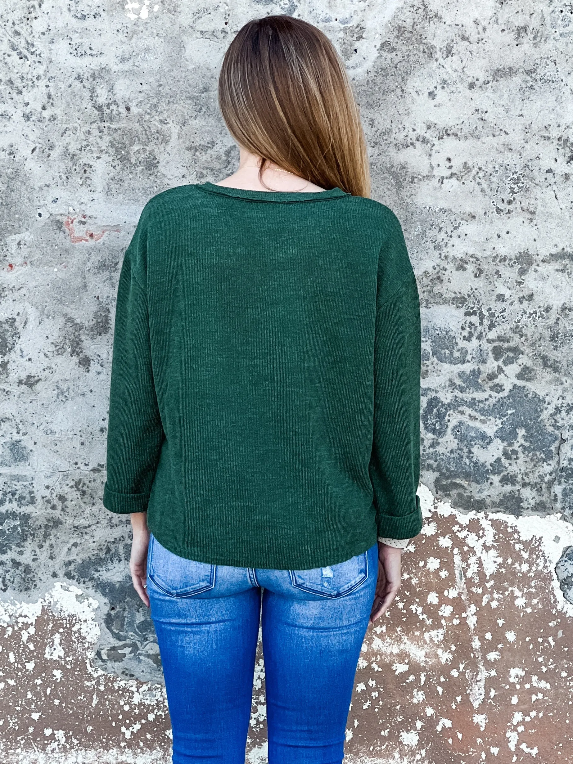 Front Row Sweater |Olive