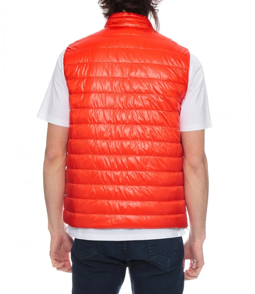 HERNOREVERSIBLE TWO-TONE WAISTCOAT IN NYLON ULTRALIGHT