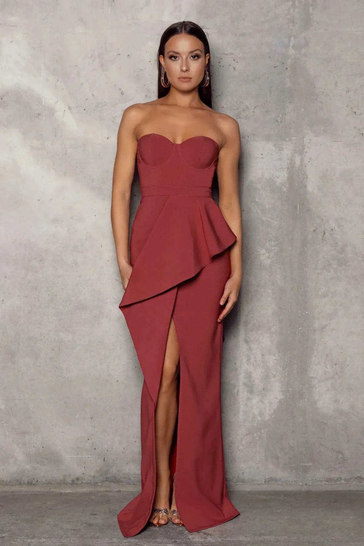 Indiana Dress - Hibiscus Red