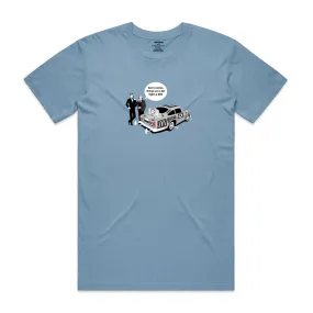 Isthatso Cotton Graphic T Shirt - Sorry James - Blue