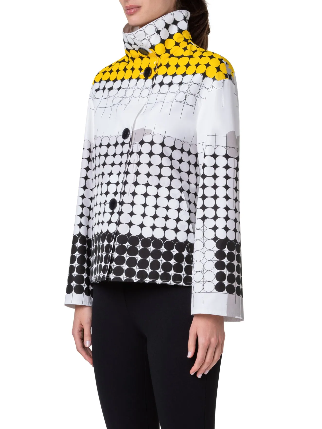 Jacket - Black/White/Yellow