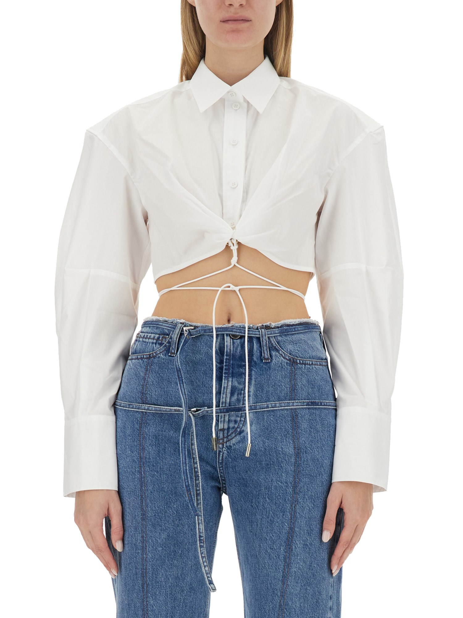 JACQUEMUS    COTTON PLIDAO SHIRT