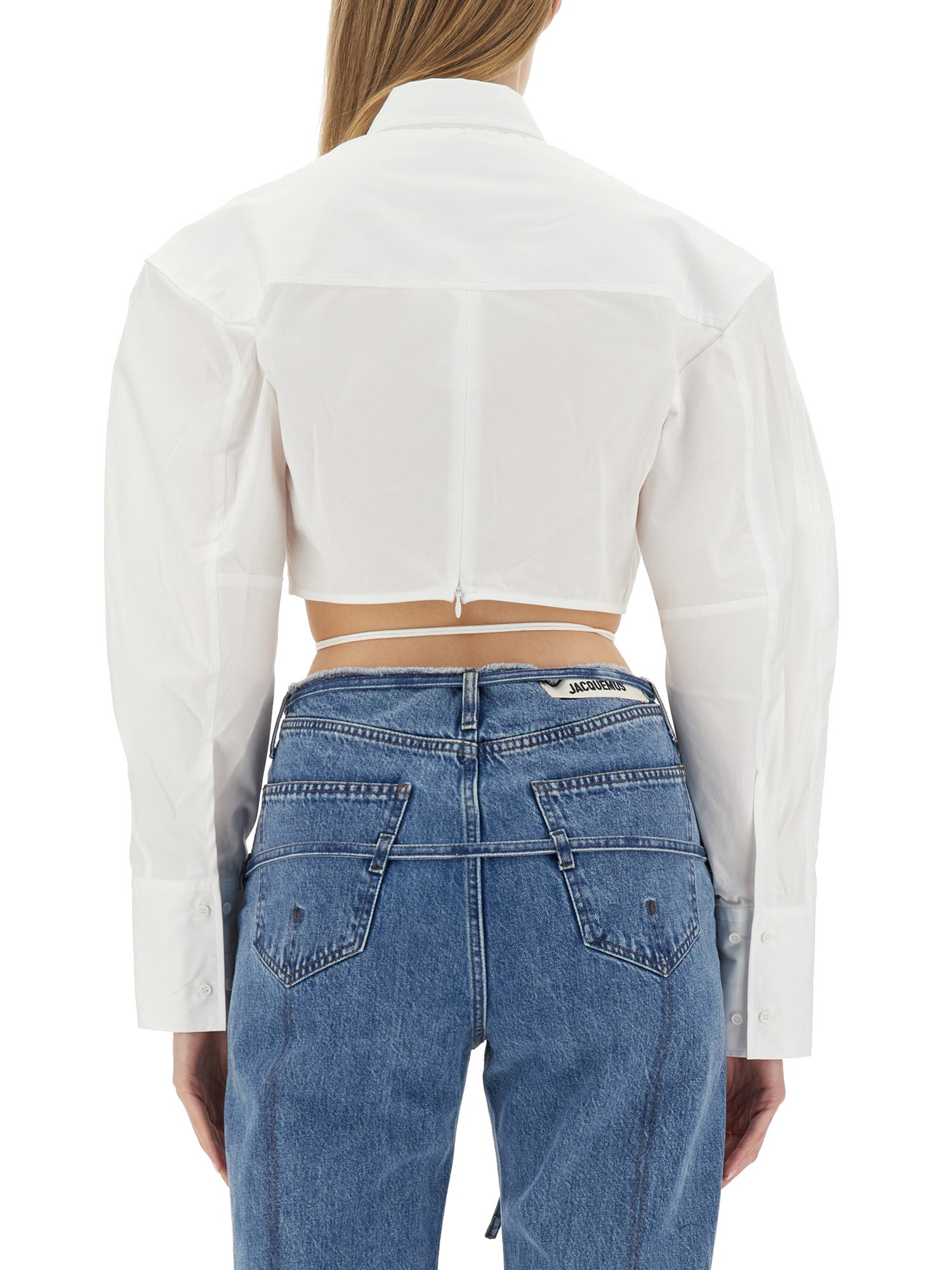 JACQUEMUS    COTTON PLIDAO SHIRT