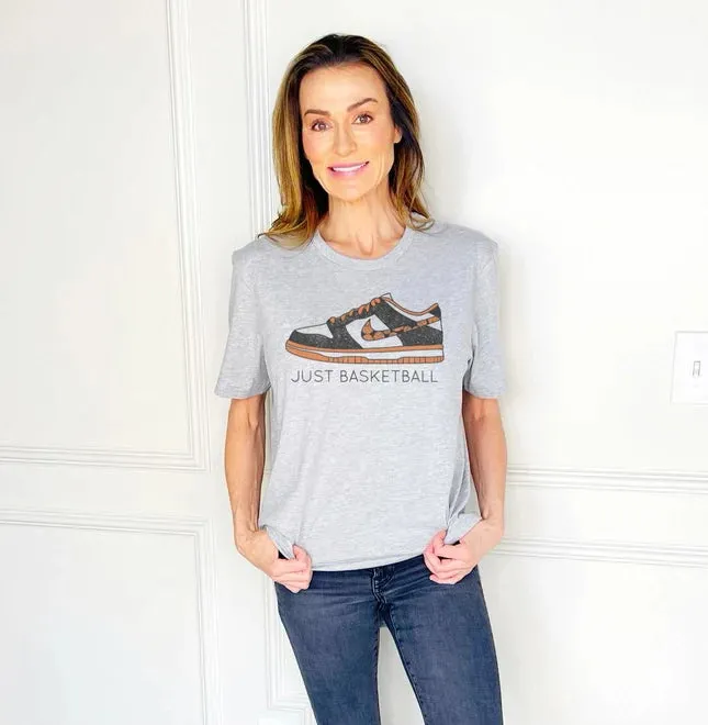 JUST BASKETBALL WOMEN'S TEE | GRAY