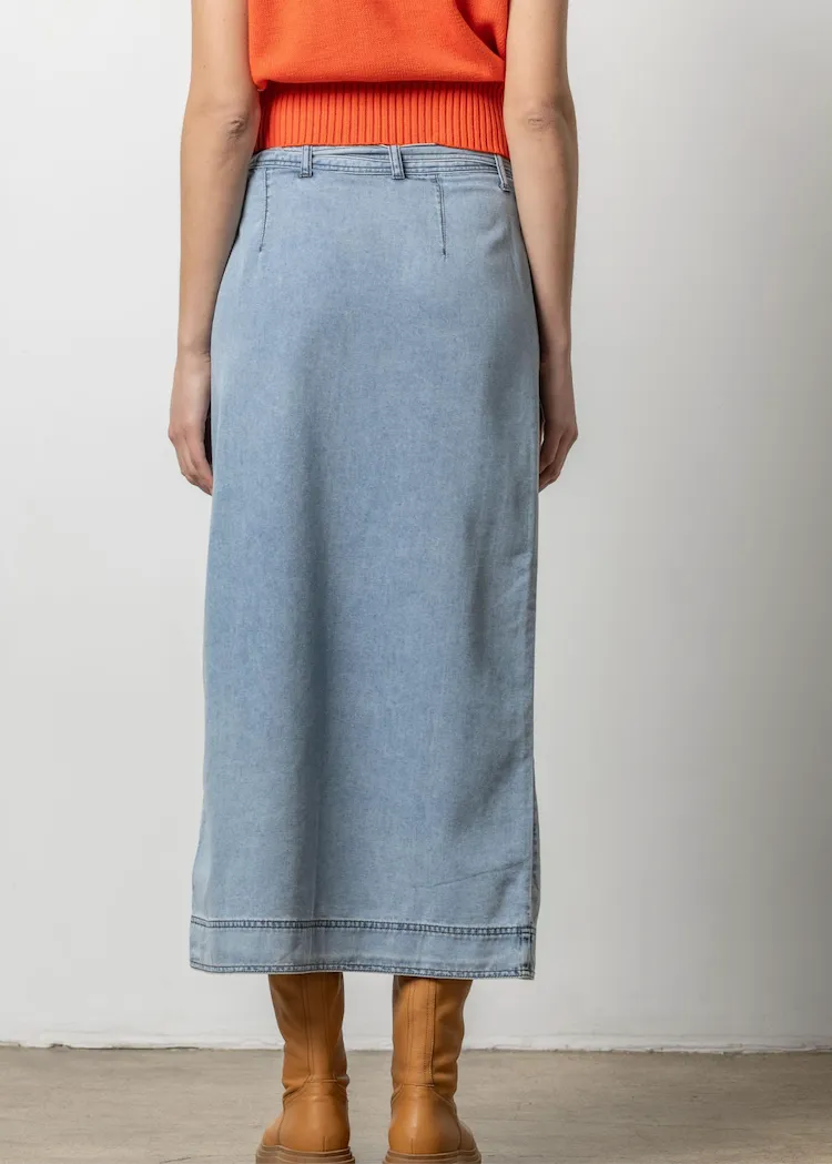 Lilla P | Denim Wrap Skirt