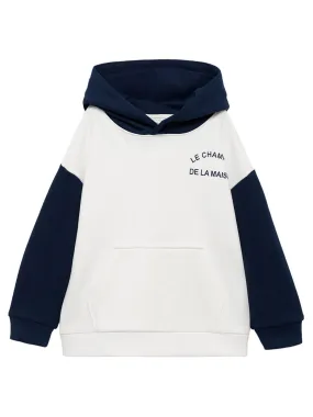 Mango Younger Boys Maison Hoody - White