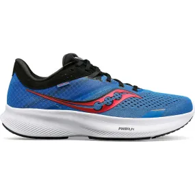 Men's Saucony Ride 16, Hydro/Black, 9 2E Wide