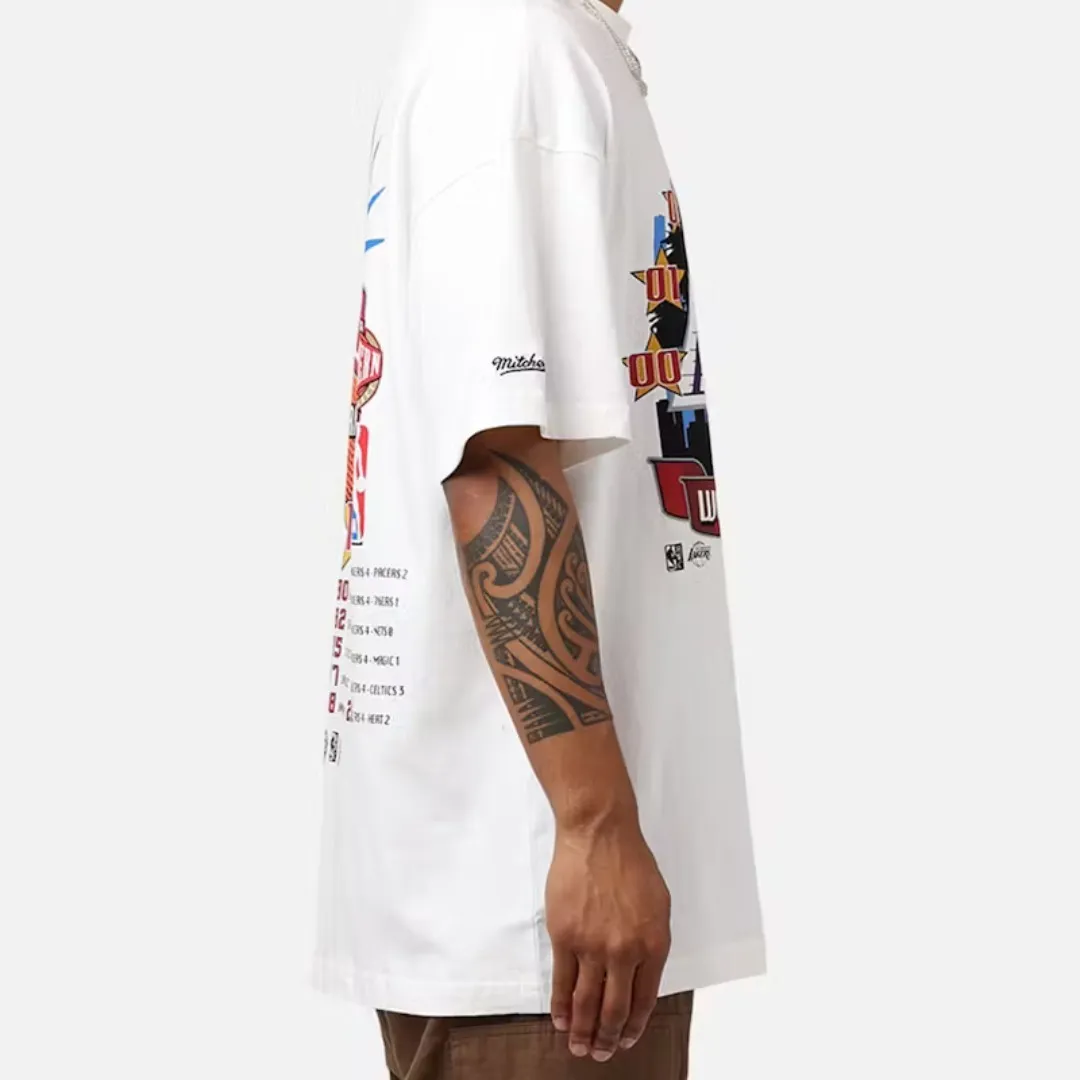 Mitchell&Ness  |Crew Neck Unisex Street Style Cotton Short Sleeves Logo