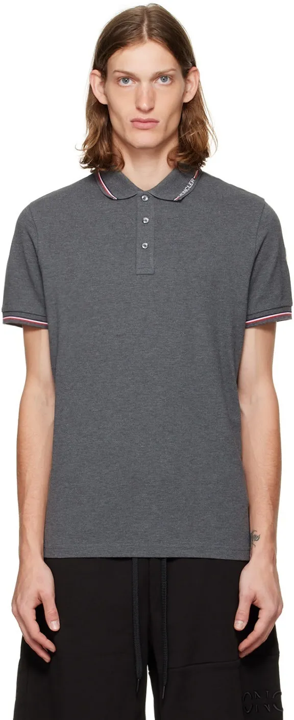 MONCLER  |Plain Cotton Polos