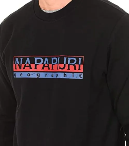 NAPAPIJRI men´s sweater crew-neck sweater Beris Black