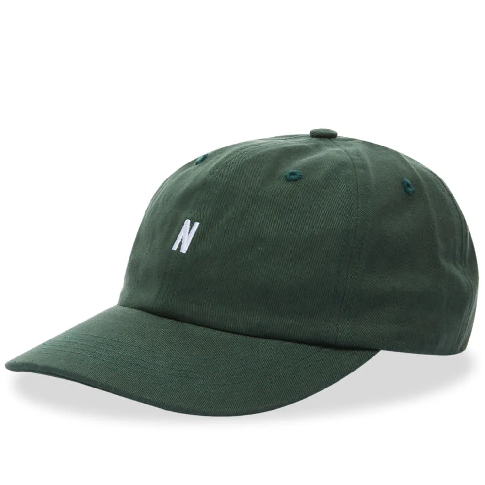 Norse Projects Twill Sports CapDartmouth Green