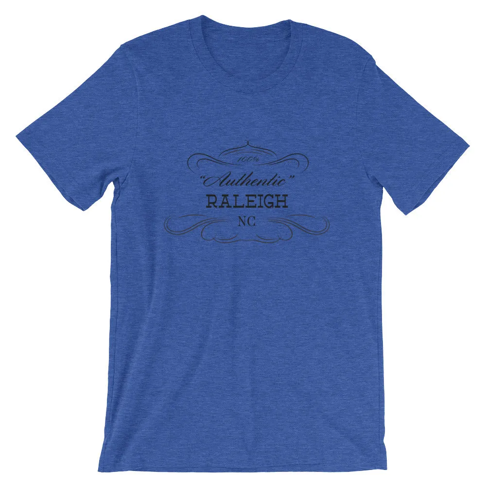 North Carolina - Raleigh NC - Short-Sleeve Unisex T-Shirt - Authentic