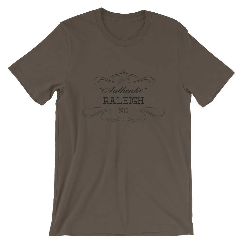 North Carolina - Raleigh NC - Short-Sleeve Unisex T-Shirt - Authentic