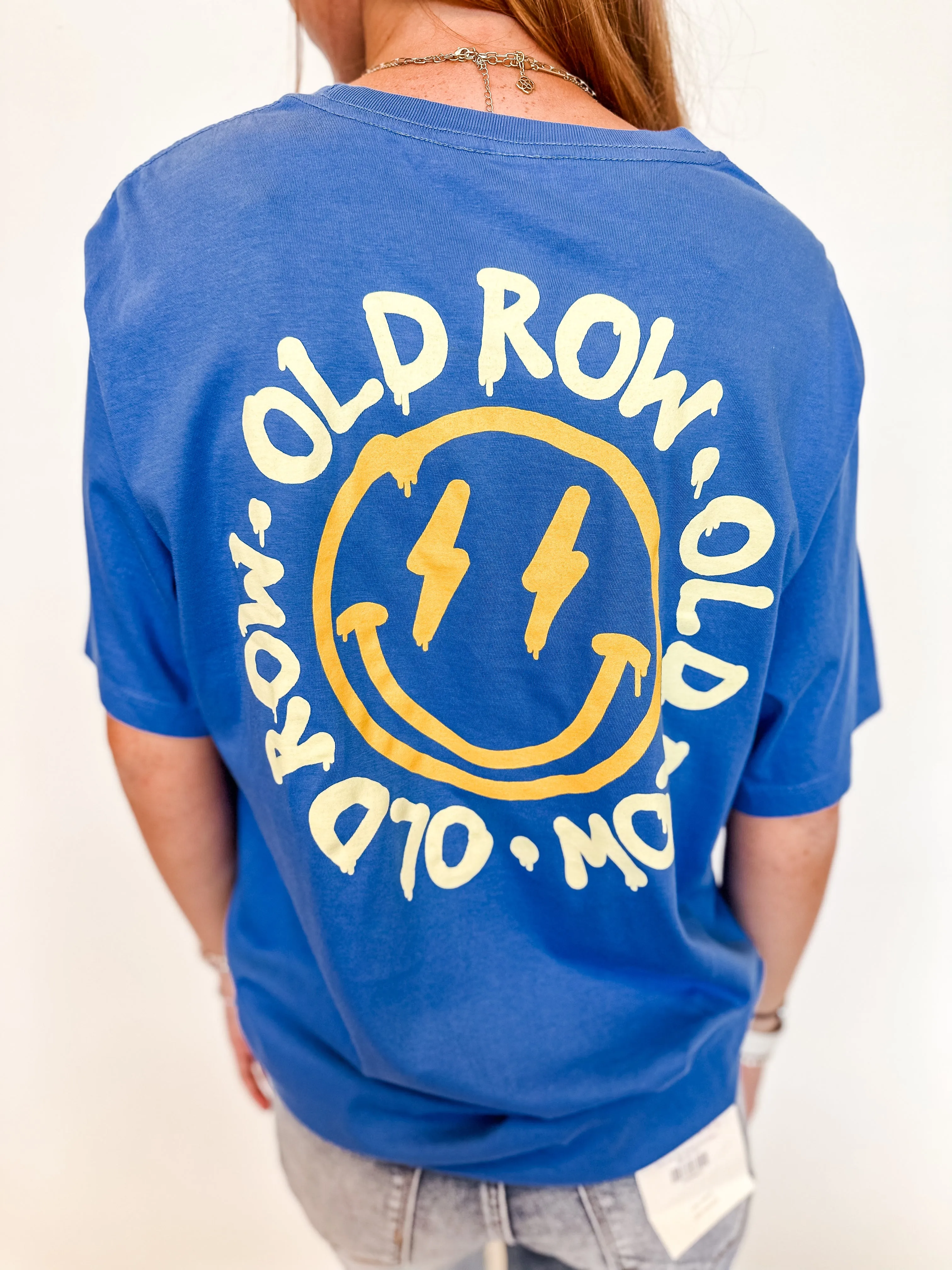 Old Row Smiley Face Pocket Tee Two Colors!