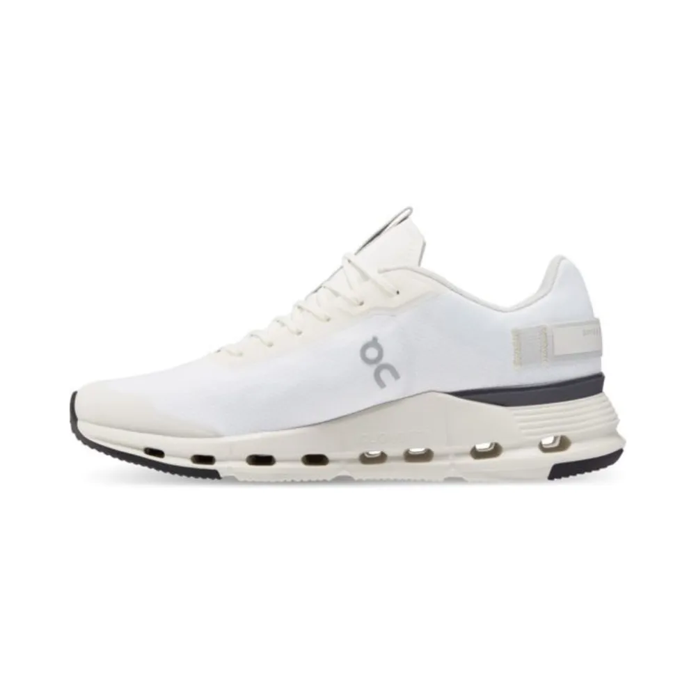 On Cloud 26.98478 Womens Cloudnova Form Shoes White/Eclipse