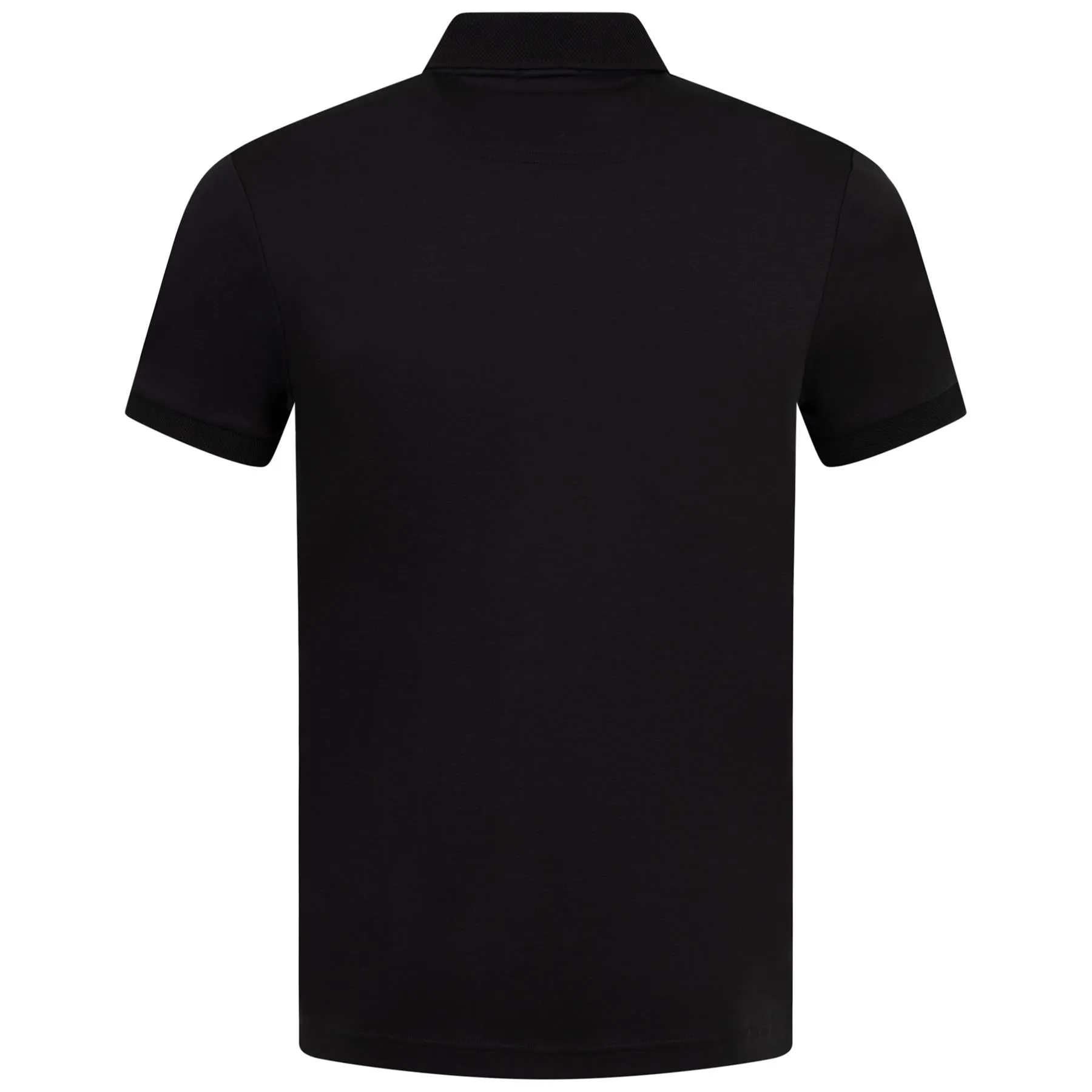 Paule Mirror Cotton Jersey Slim Fit Polo Black - W23