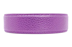 Pebble Grain Court Purple single stitch matching thread Strap