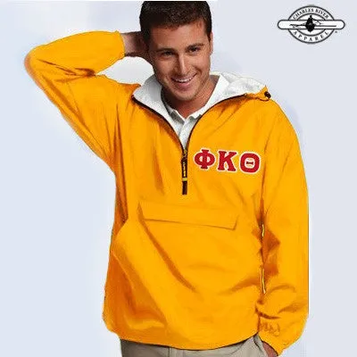 Phi Kappa Theta Pullover Jacket - Charles River 9905 - TWILL