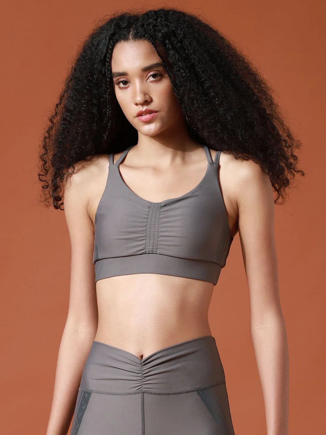 PLAY Dark Grey Co-ord Sports Bra