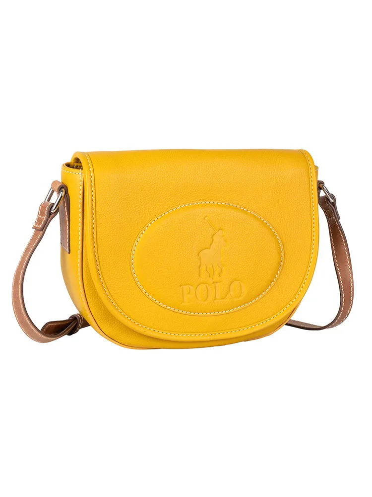 Polo Benton Flapover Bag Mustard