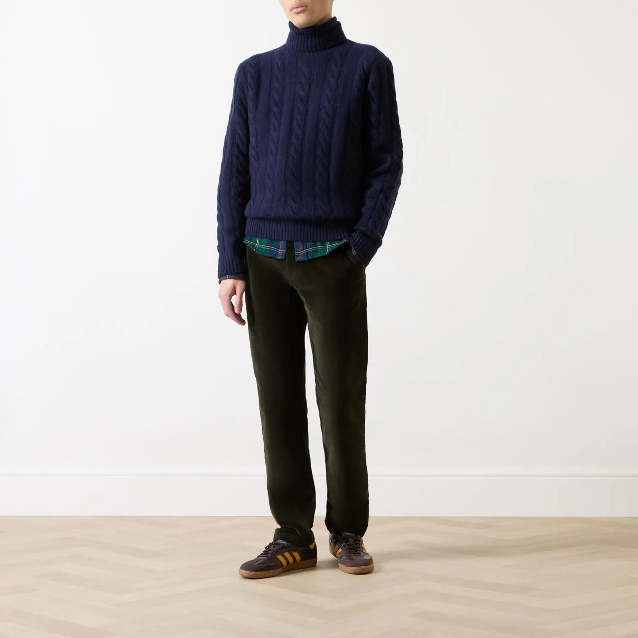 POLO RALPH LAUREN Cable-Knit Aran Sweater - Navy