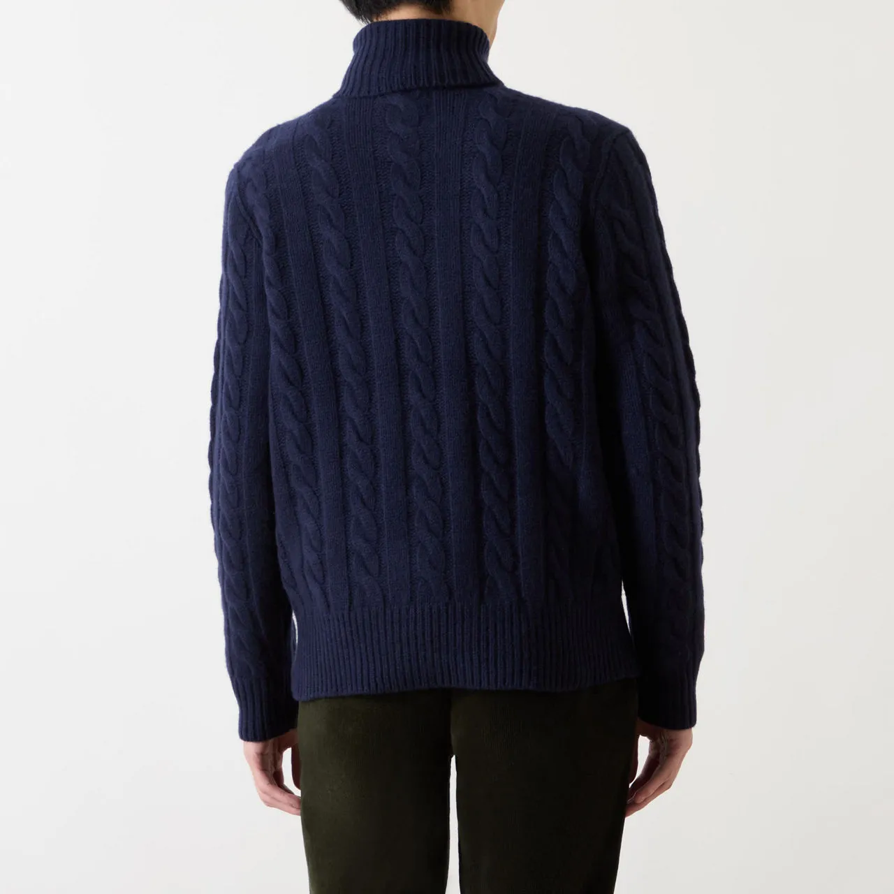 POLO RALPH LAUREN Cable-Knit Aran Sweater - Navy