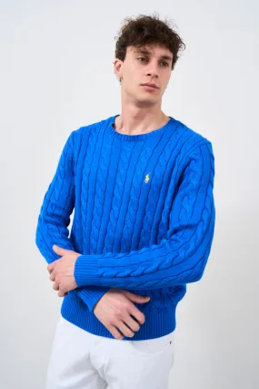 POLO RALPH LAUREN Maglia in cotone a trecce