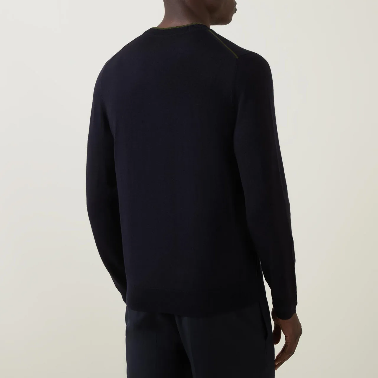 PS PAUL SMITH Embroidered Logo Sweater - Navy