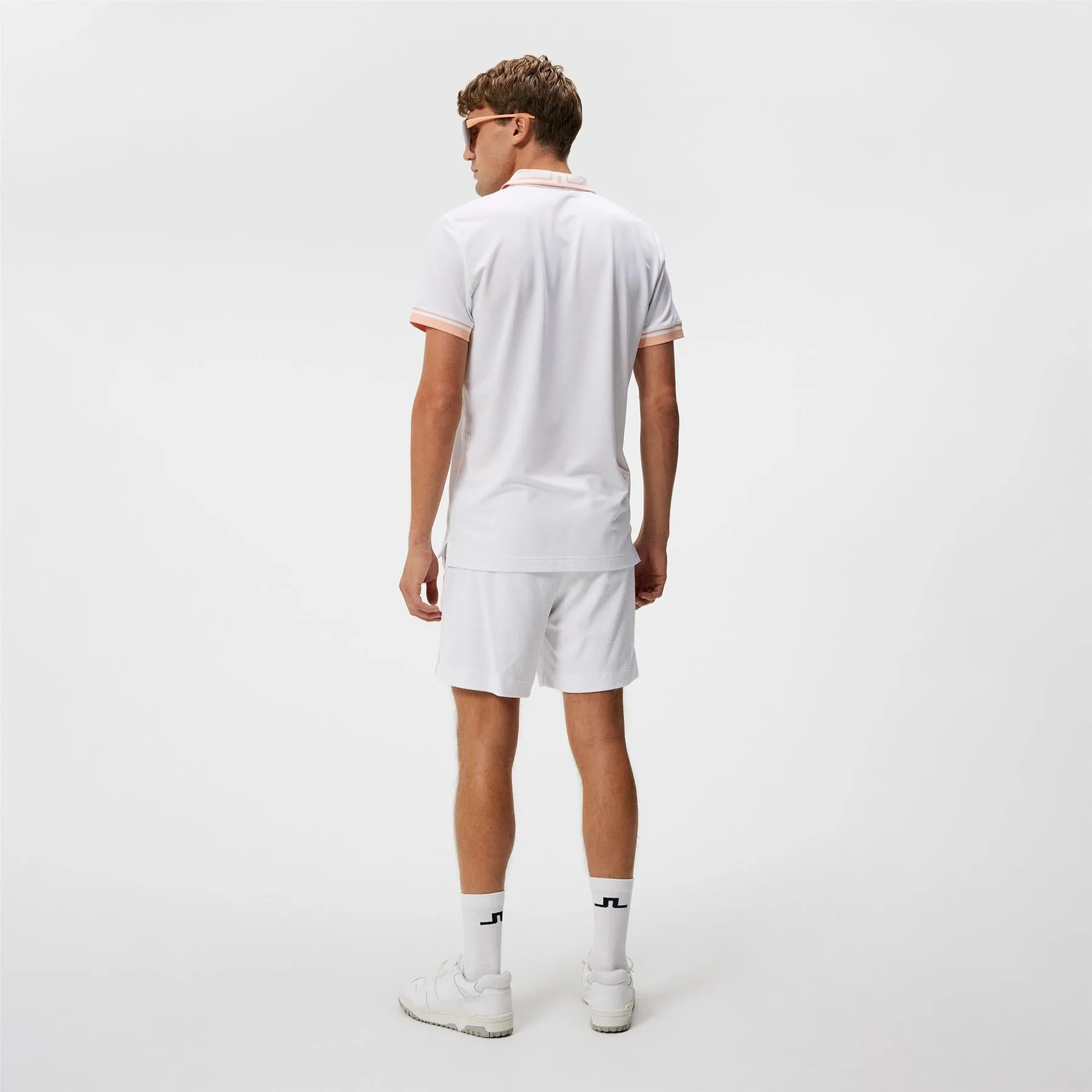 Reeve Tech Mesh Regular Fit Polo White - W23