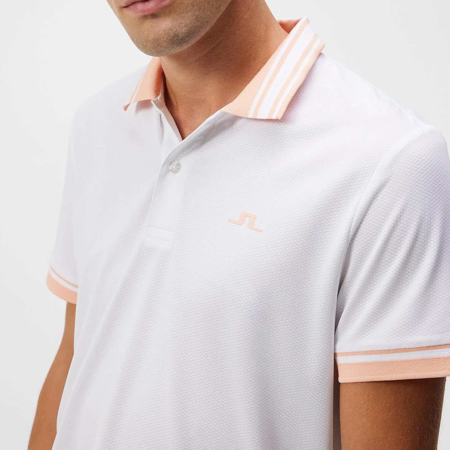 Reeve Tech Mesh Regular Fit Polo White - W23