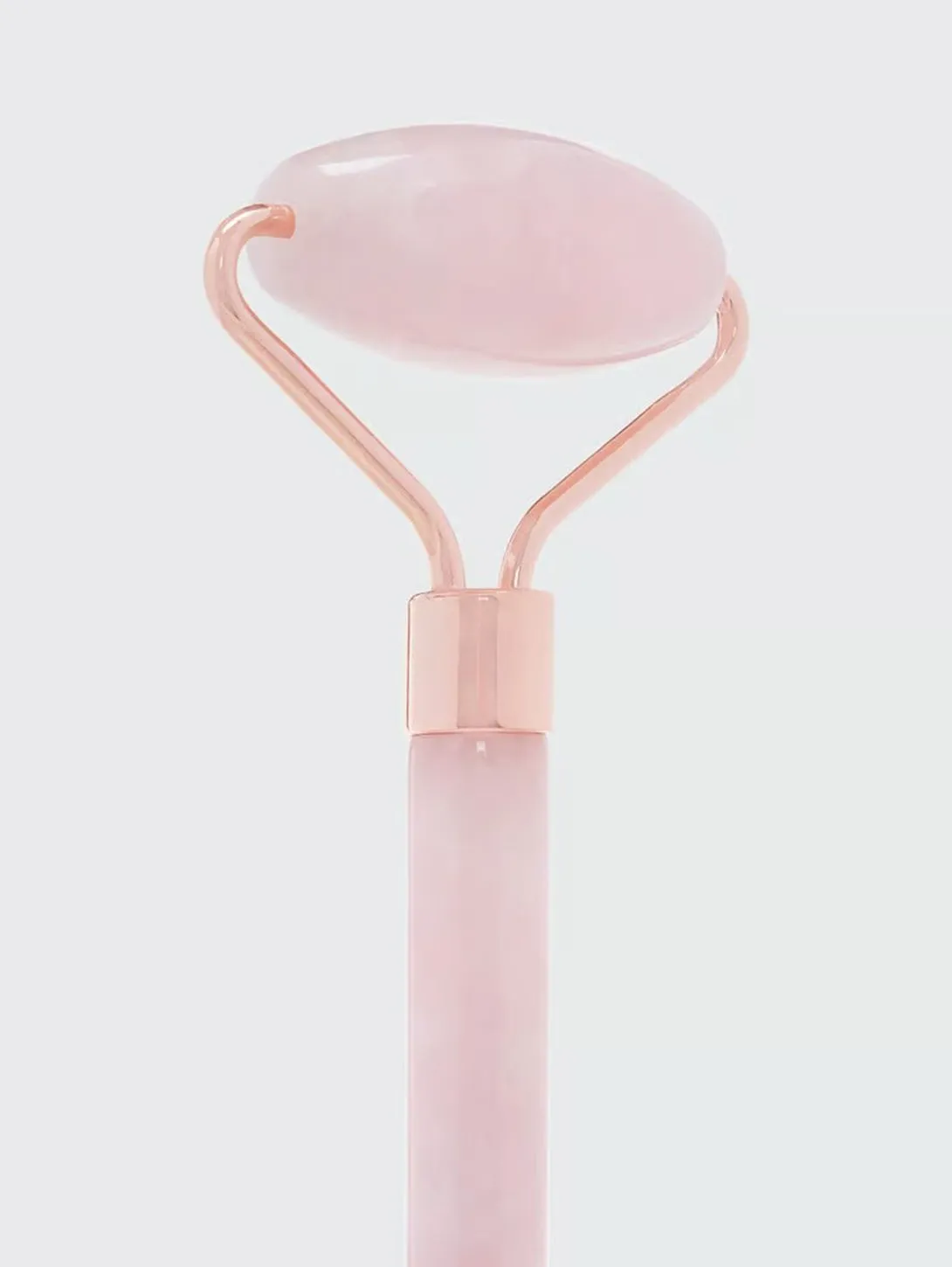 Rose Quartz Facial Roller - Rose