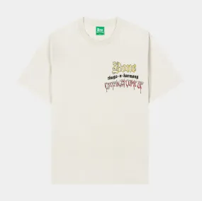 SP x Bone Thugs N Harmony Creepin Mens Short Sleeve Shirt (Beige/Red)