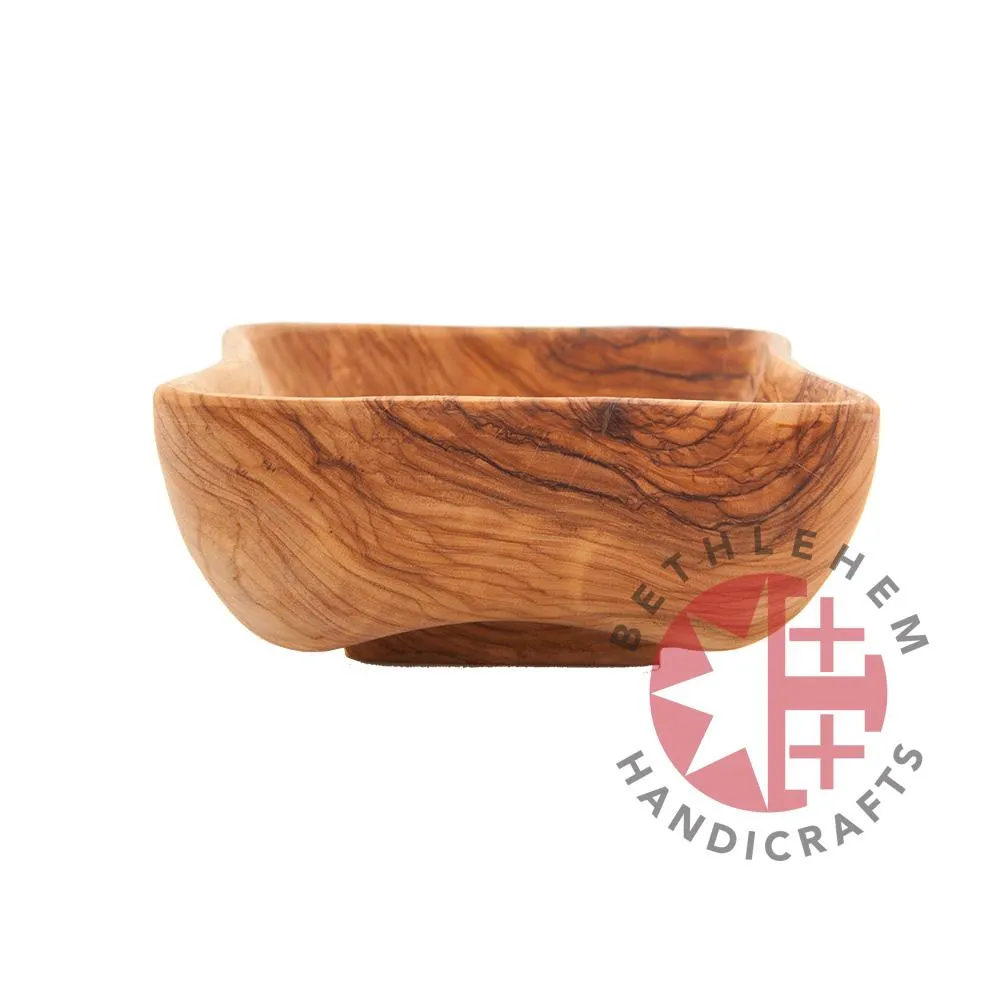 Square Olive Wood Bowl