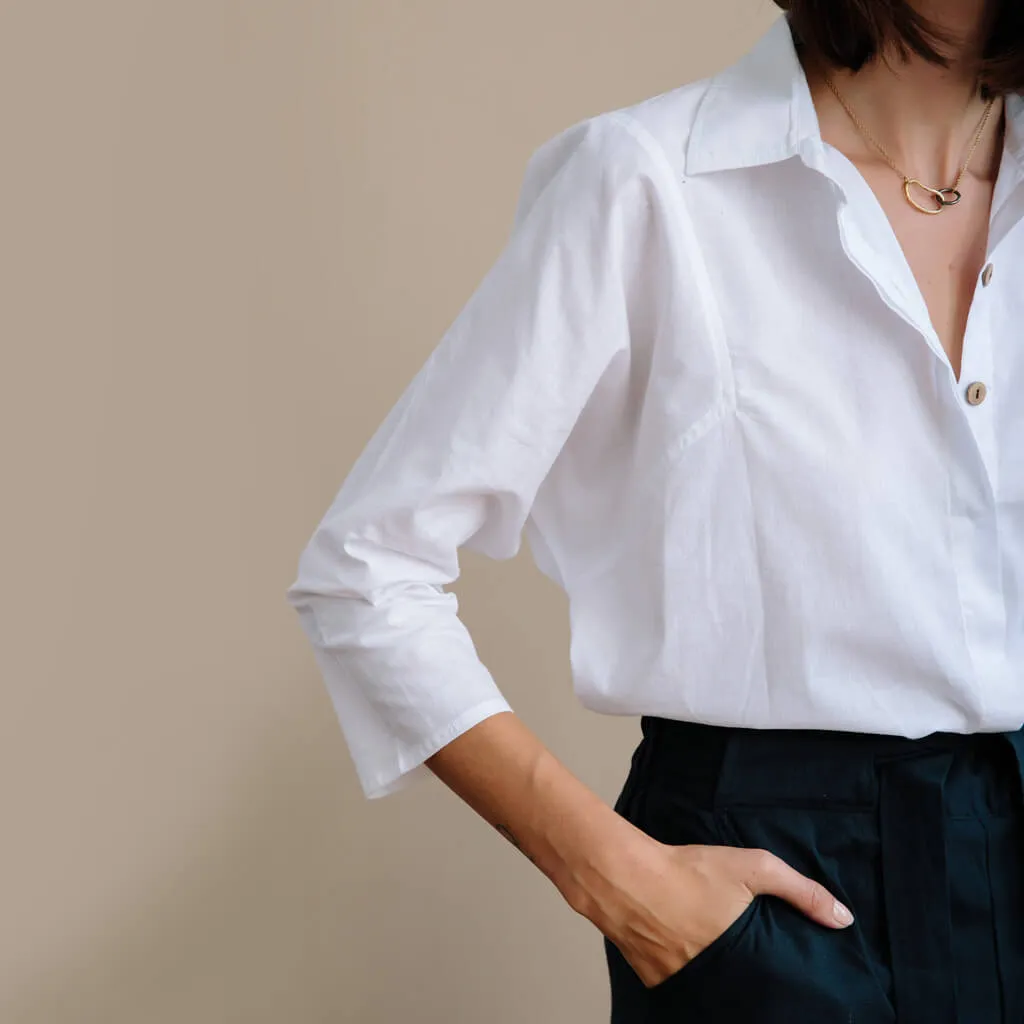 The Boxy Shirt - White