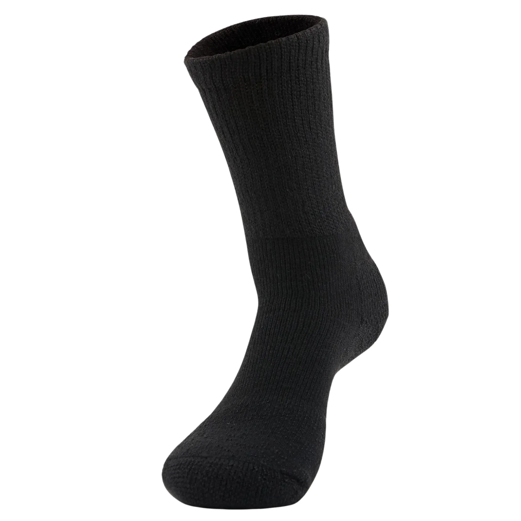 Thorlo Maximum Cushion Crew Tennis Socks - Black